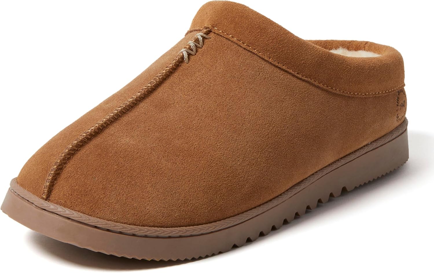 

Мужские замшевые сабо Dearfoams для дома и улицы, Chestnut