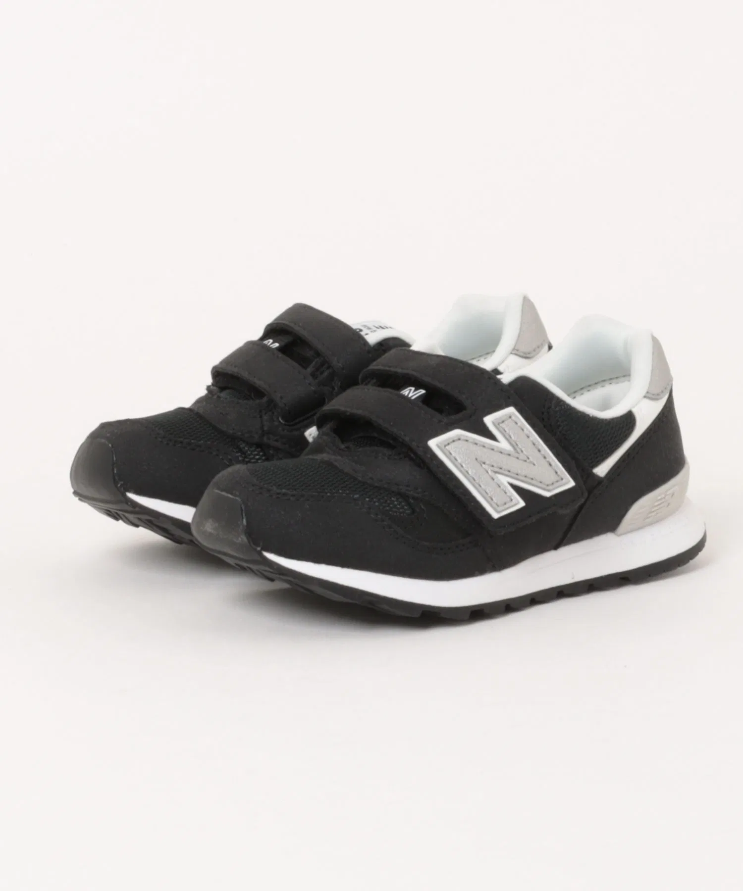 Детские кроссовки New Balance 313 v2 серебристые чёрные