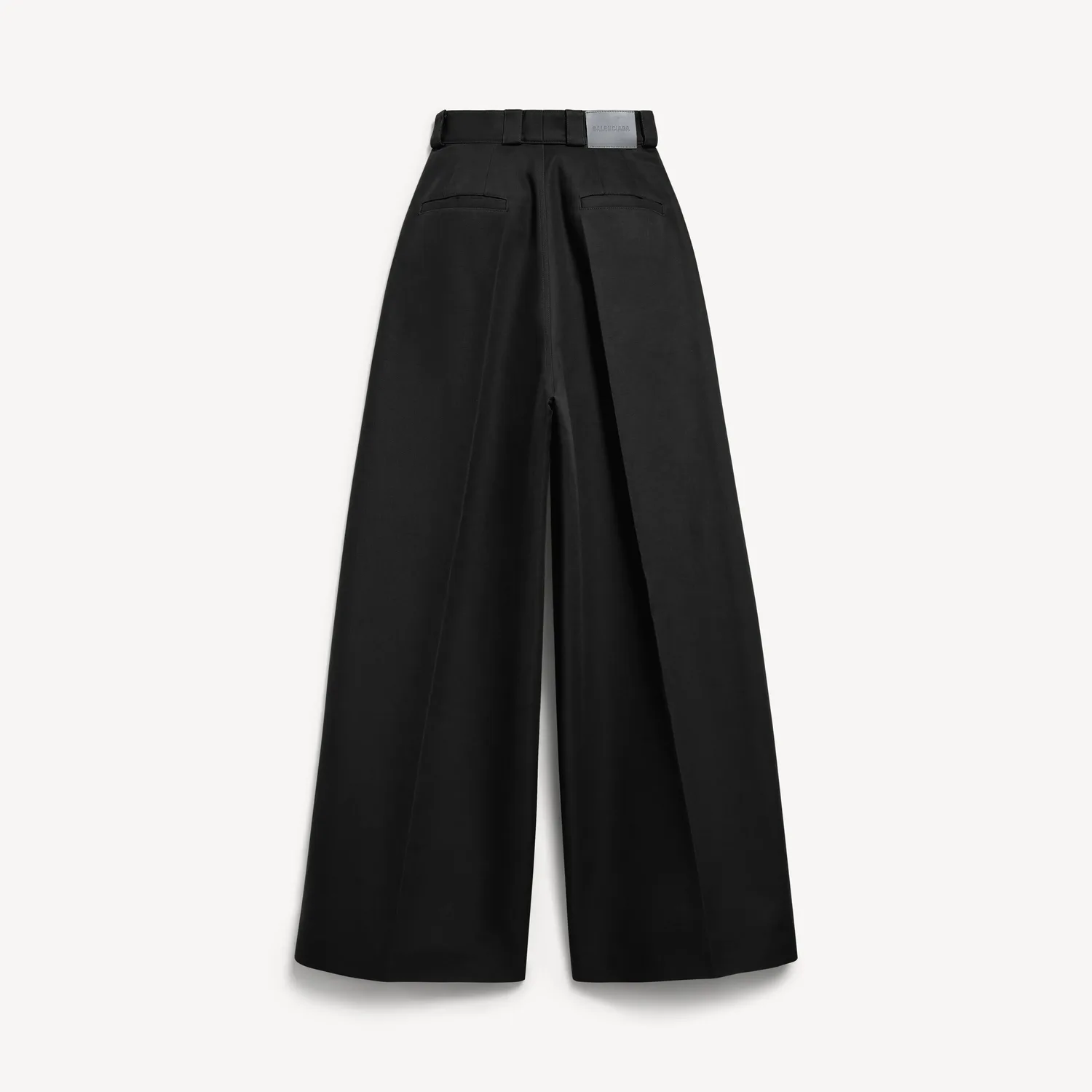 BALENCIAGA Женские брюки с высокой талией черного цвета — фото 2
