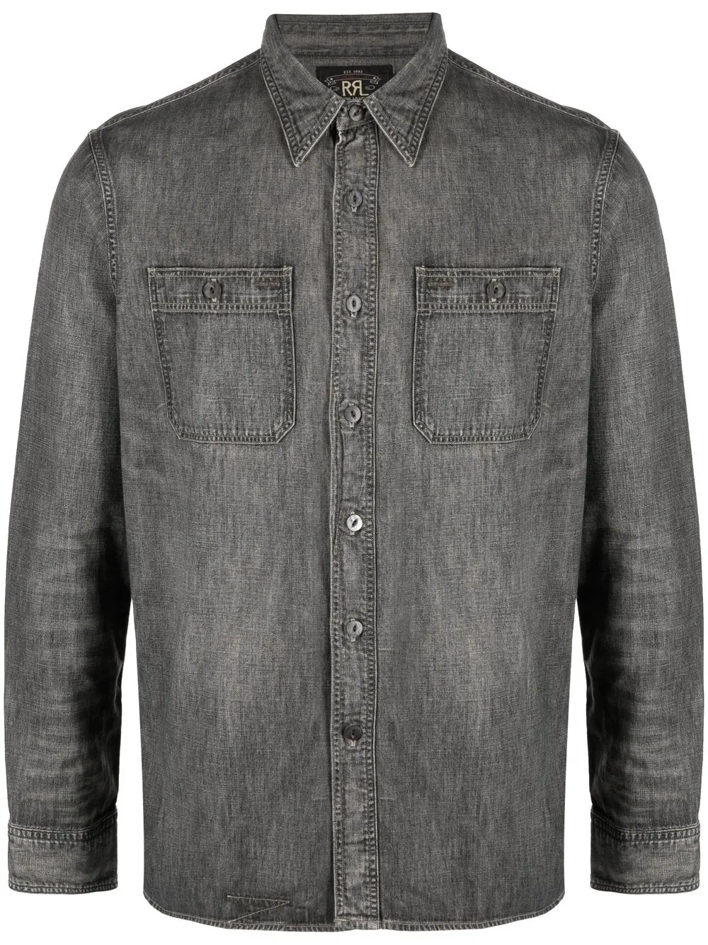 

Рубашка Harvest с длинными рукавами Ralph Lauren RRL, белый