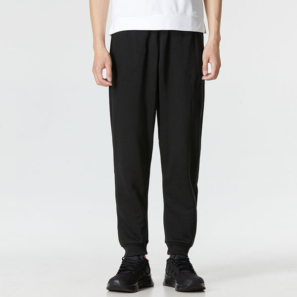 Спортивные штаны Men's adidas Internal Pant Solid Color Casual Bundle Feet Sports Pants/Trousers/Joggers Black, черный — фото 3