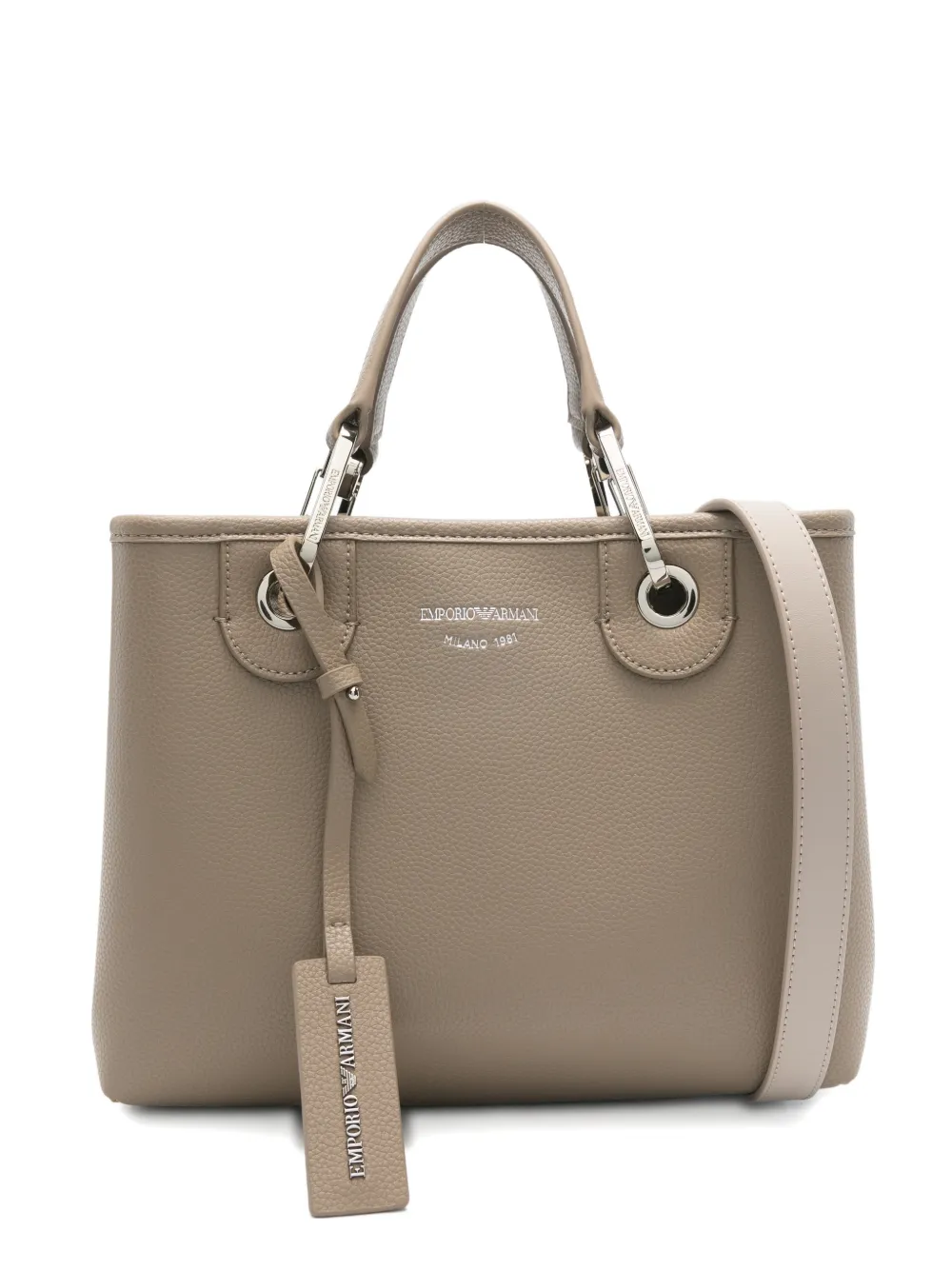 

Маленькая сумка-тоут MyEA Emporio Armani, бежевый
