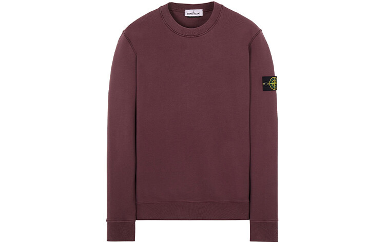 

Толстовка мужская бордовая Stone Island, цвет Burgundy