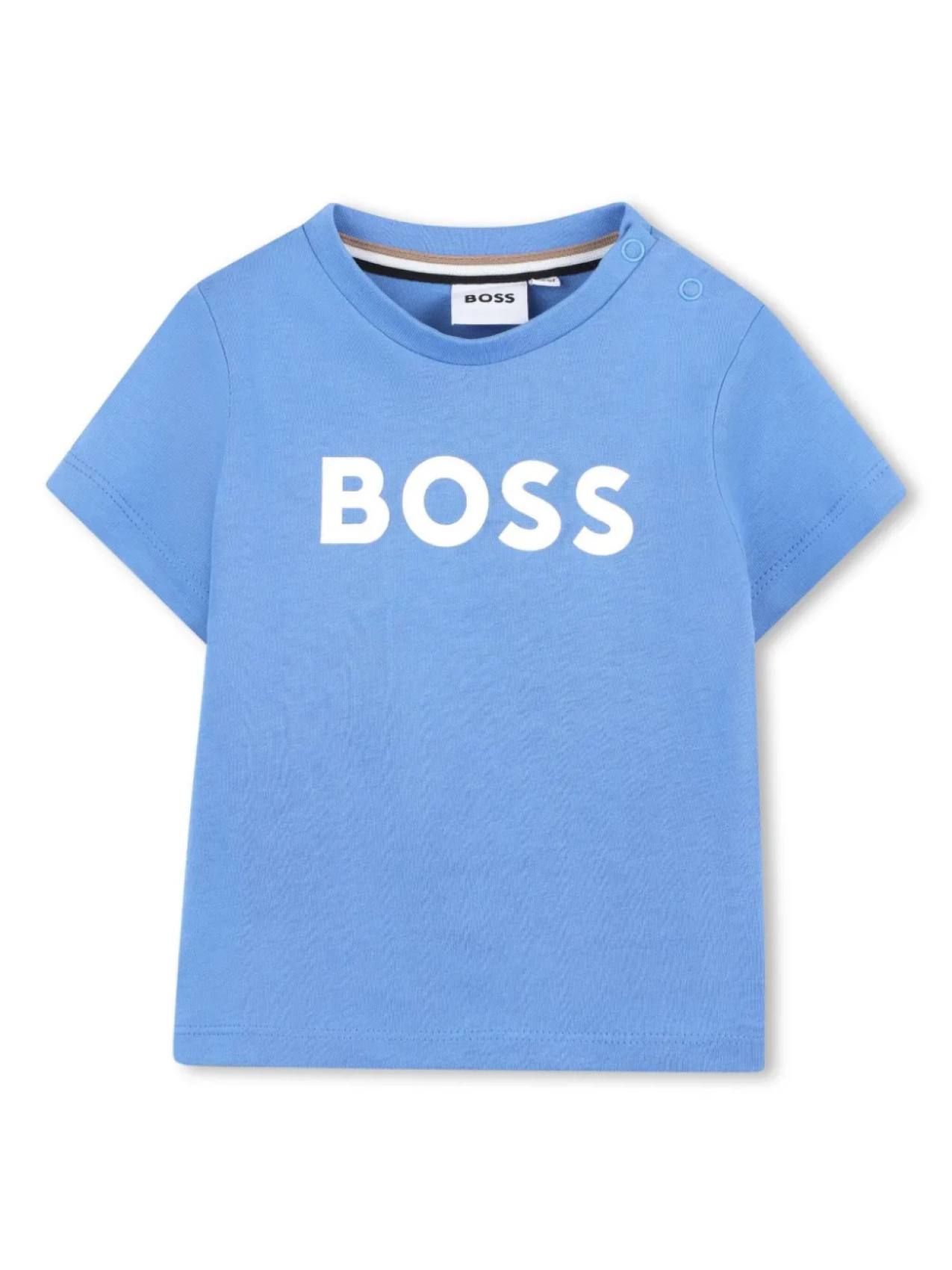 

Футболка с логотипом BOSS Kidswear, синий