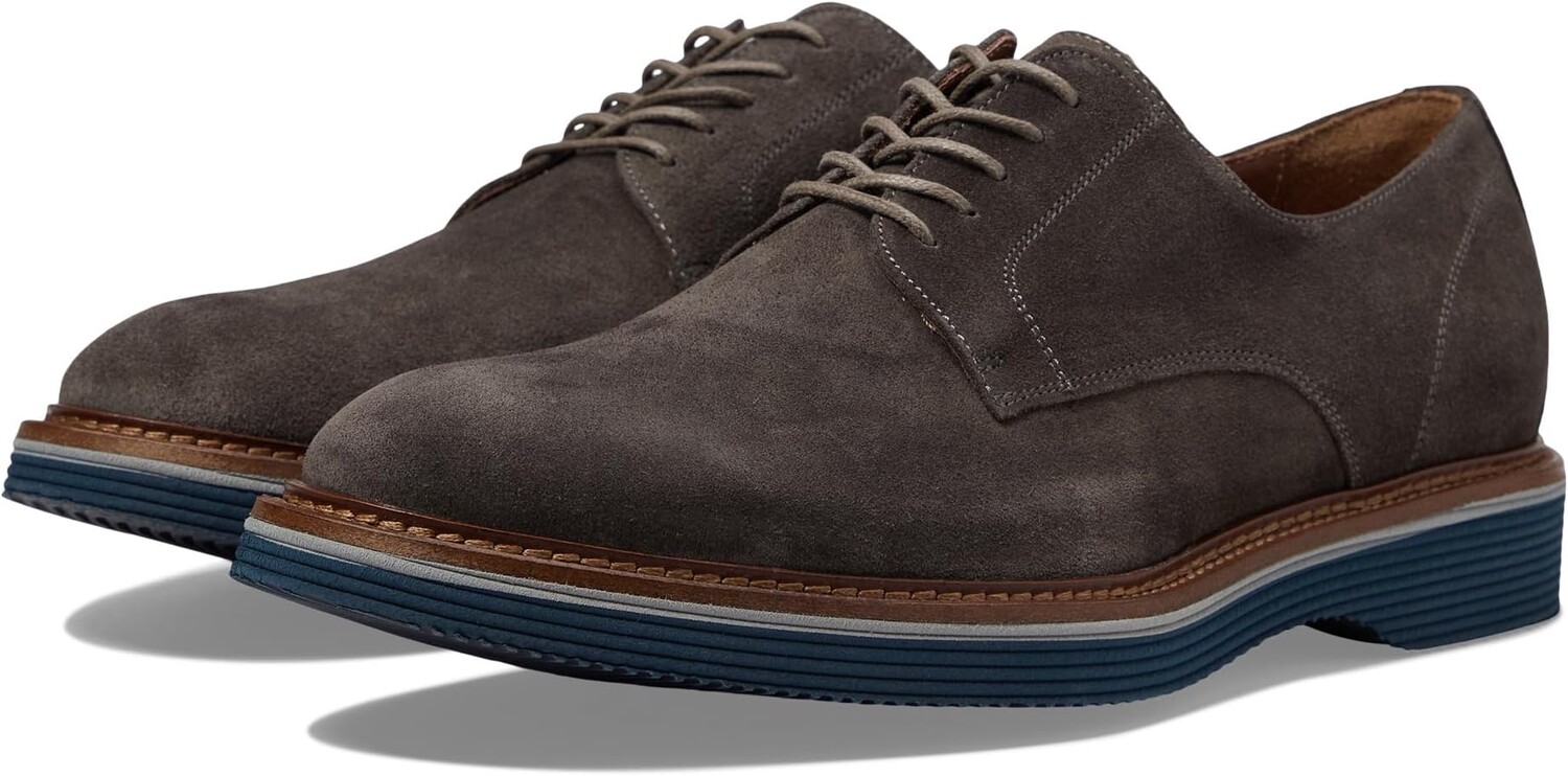 

Оксфорды Jenson Plain Toe Johnston & Murphy Collection, цвет Gray Italian Suede