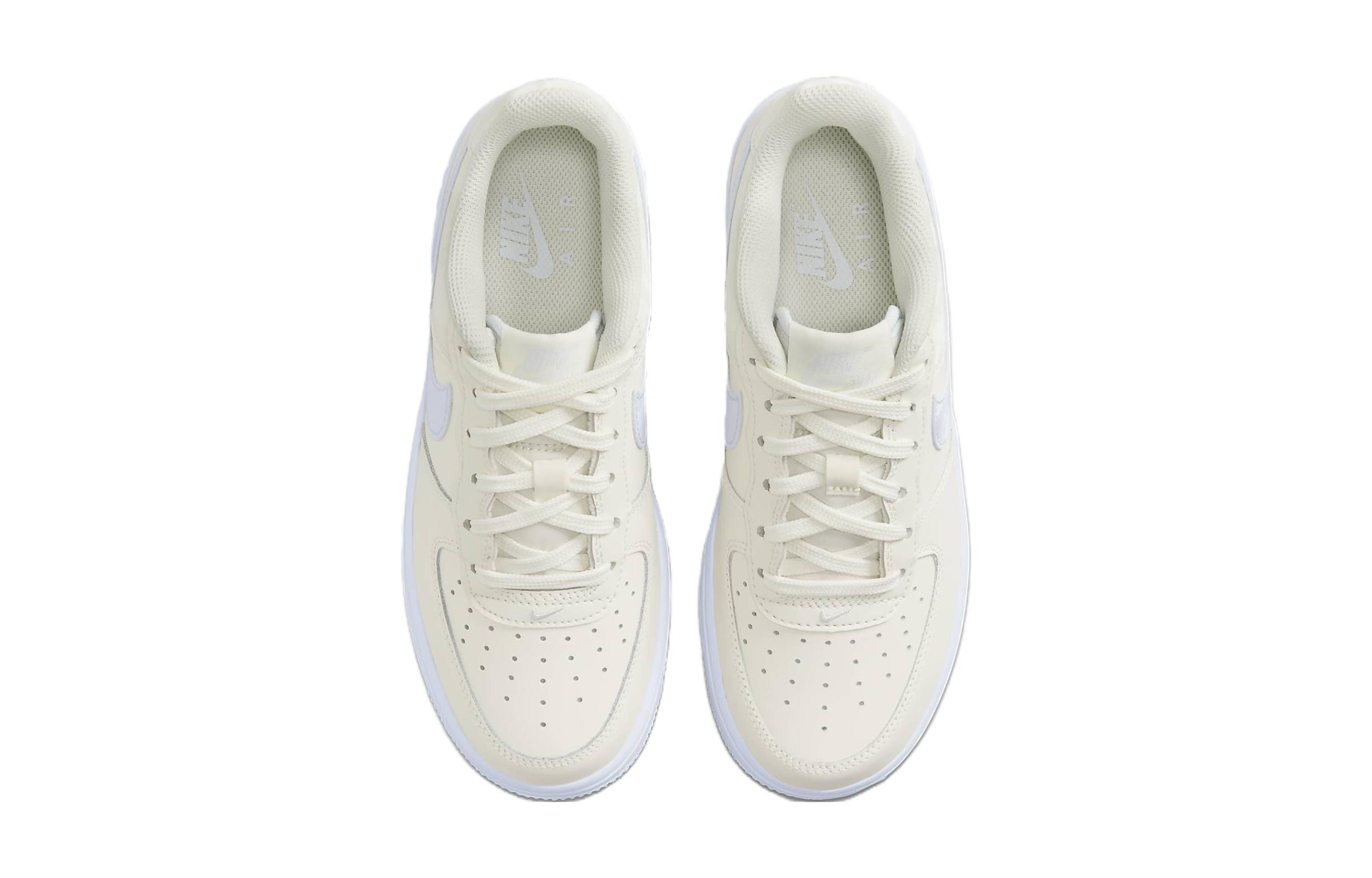 Nike Air Force 1 GS 'Pale Ivory Sea Glass', Бежево-голубой — фото 3