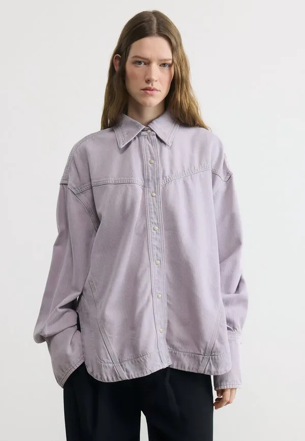 Блузка на пуговицах Boss, Light Pastel Grey