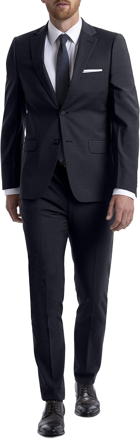 Мужской костюм Calvin Klein Premium Skinny Fit, отдельные детали | Эластичная ткань, Navy