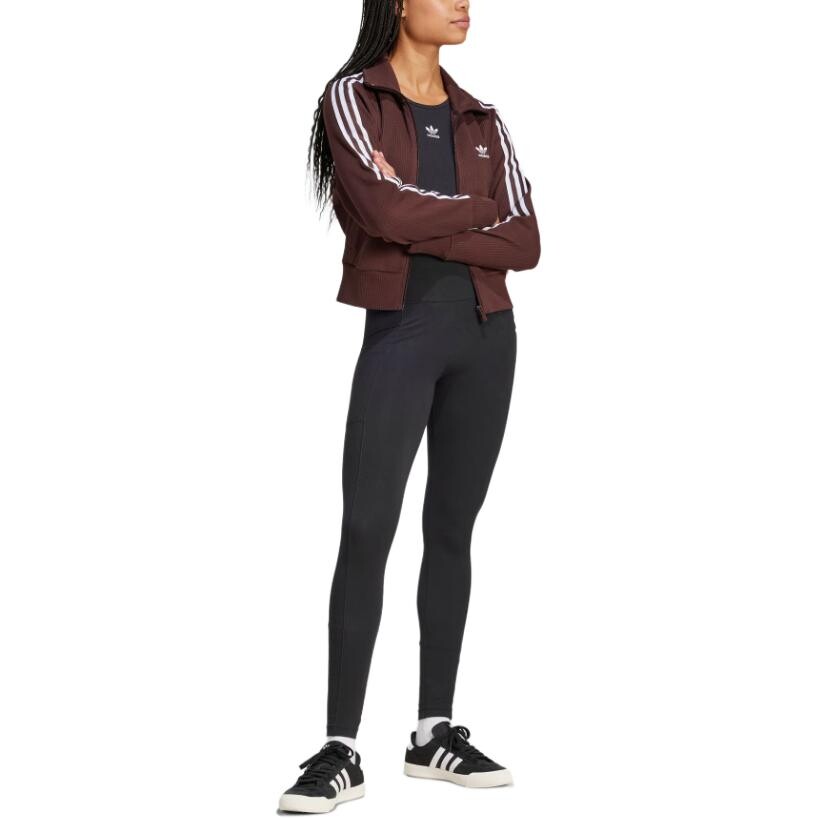 Верхняя куртка женская темно-серо-коричневый Adidas Originals — фото 2