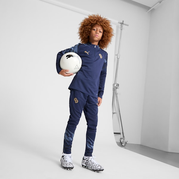 Детские футбольные бутсы для игры на твердом/искусственном грунте Puma X Christian Pulisic Tacto Ii, белый — фото 3