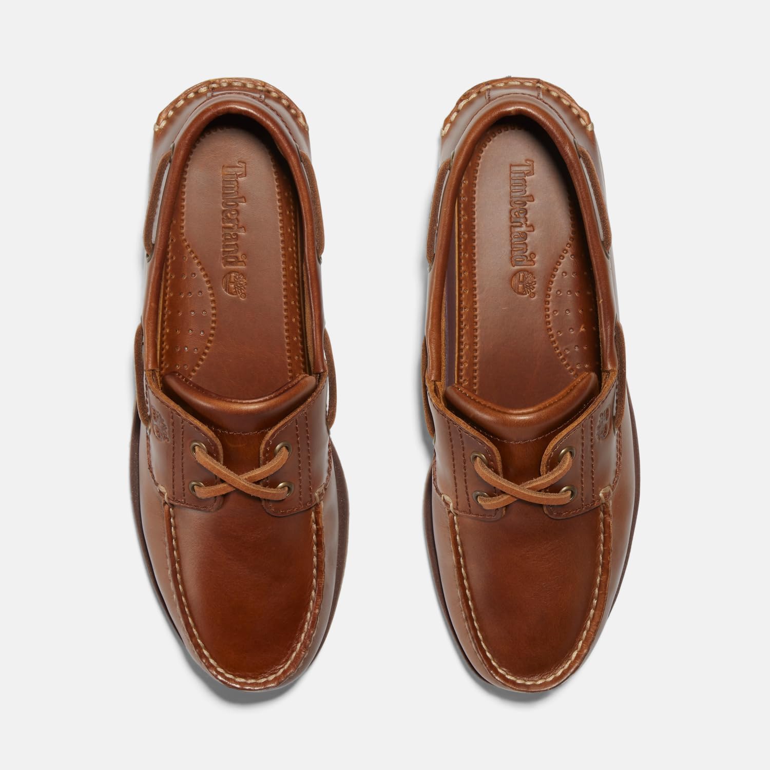 Мужские классические двухглазковые топсайдеры Timberland, коричневый — фото 3
