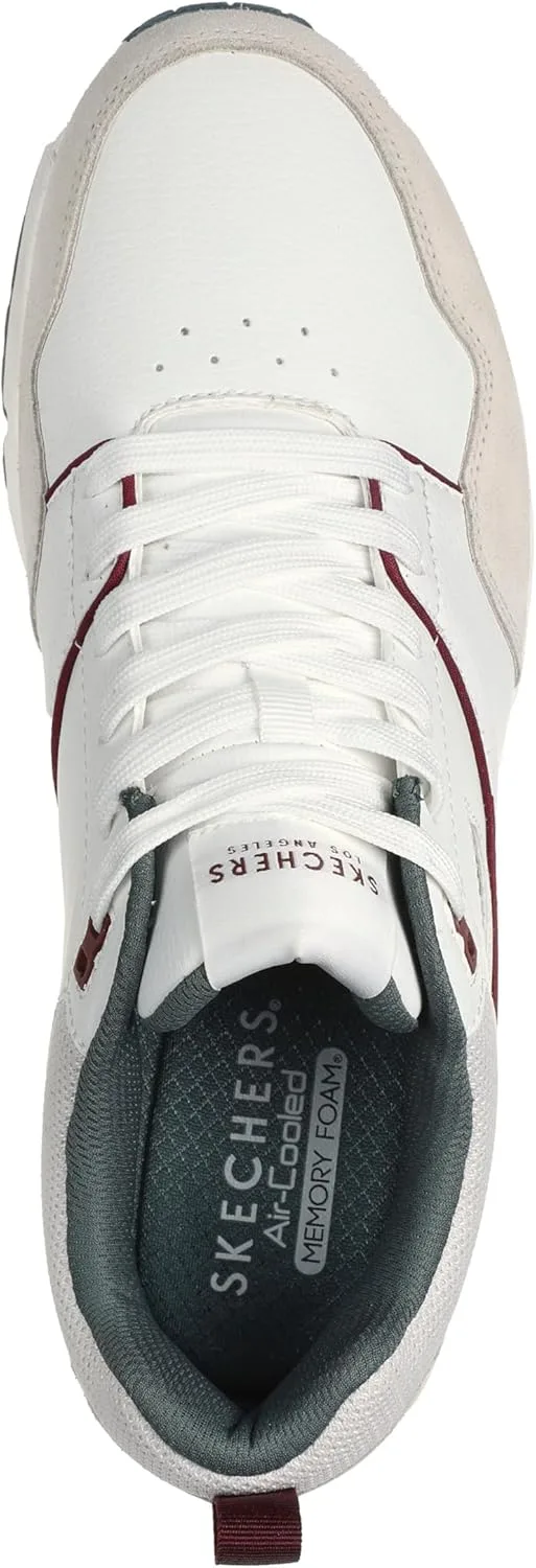 Мужские кроссовки Skechers UNO Retro One, белый/зеленый — фото 3