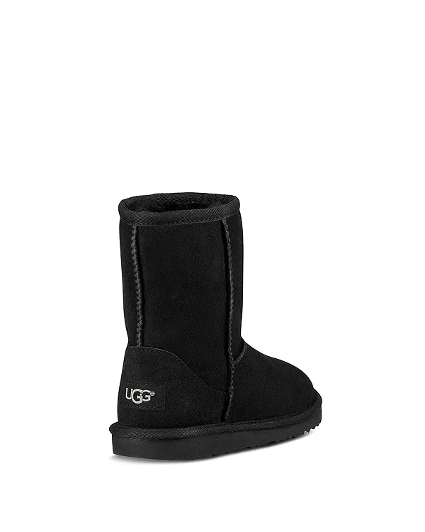 Классические ботинки унисекс - для малышей, детей постарше. Ugg, черный — фото 2
