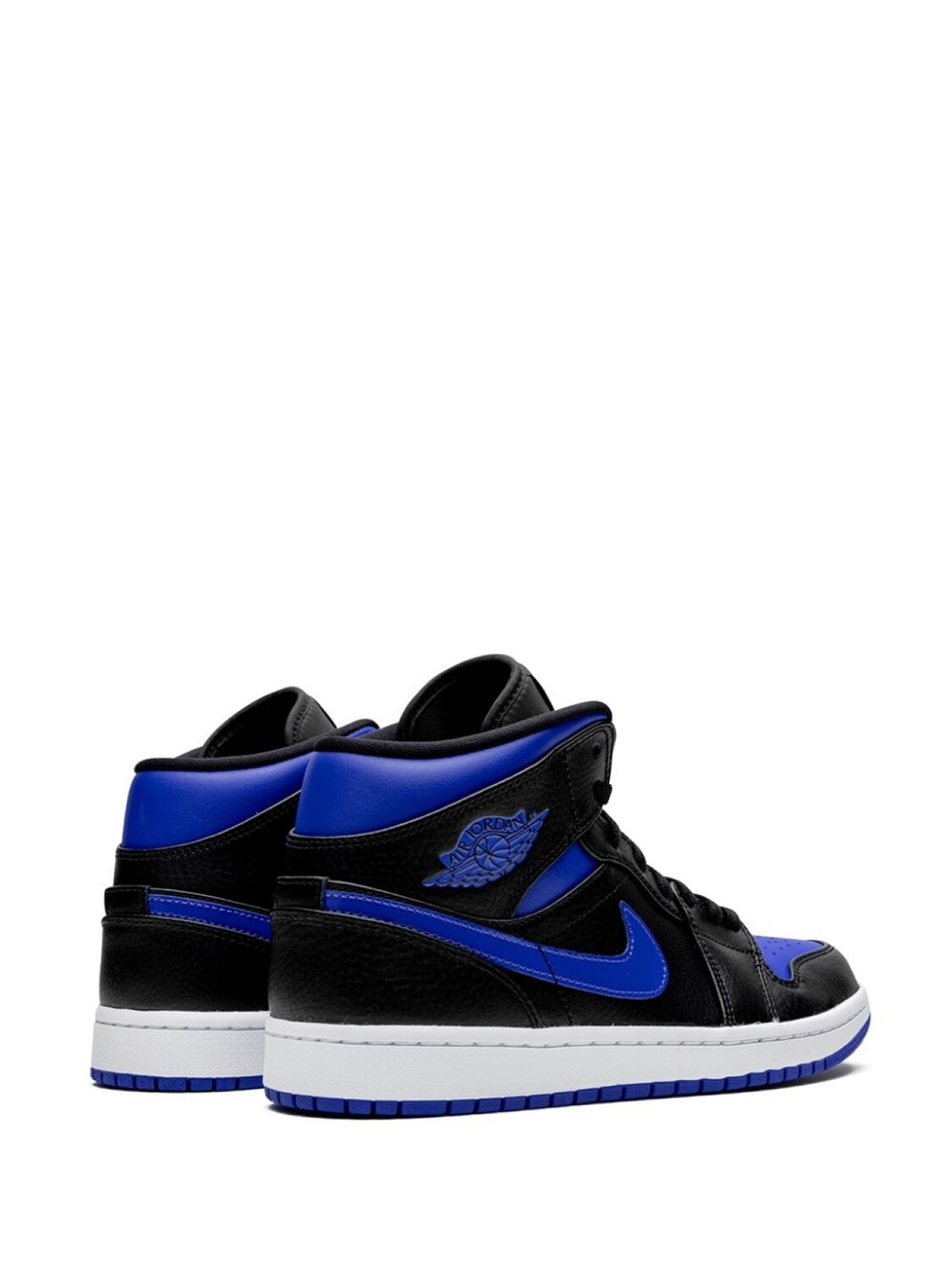 Кроссовки Jordan Air Jordan 1 Mid, черный/синий — фото 3