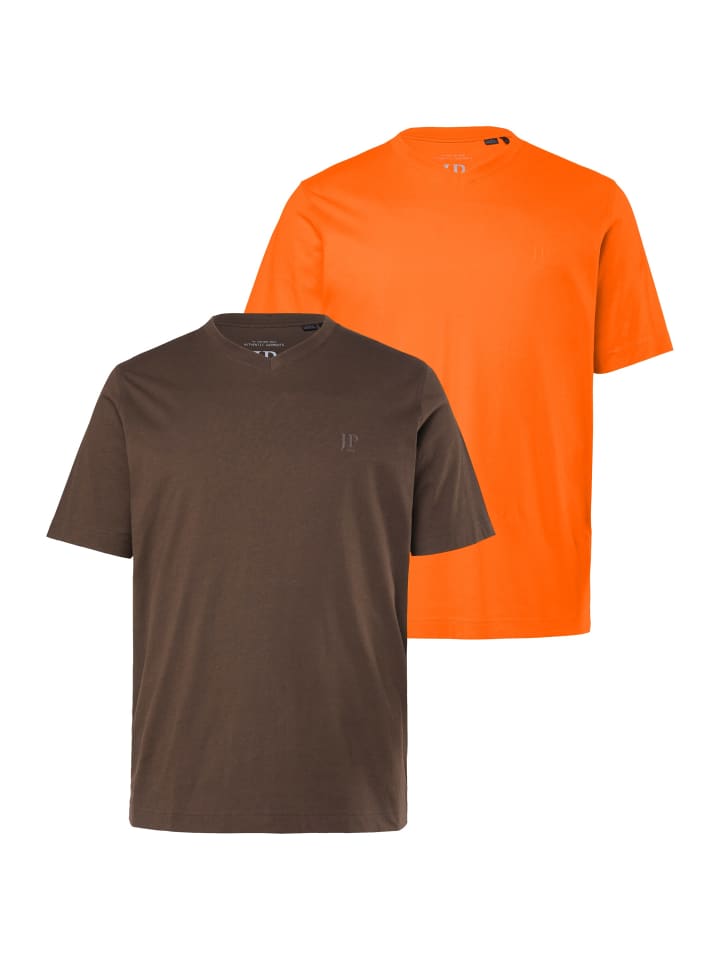 

JP1880 Футболка с короткими рукавами цвета облепихи