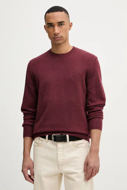 Свитер из шерсти классический Levi's, синий