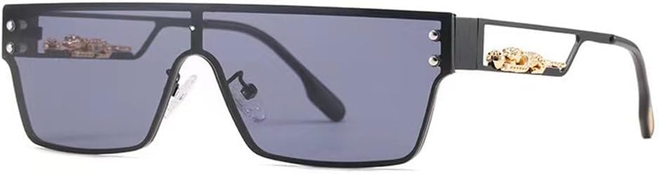 

Популярные модные солнцезащитные очки большого размера для мужчин и женщин, с крупной оправой, градиентные, прозрачные, цельные, с защитой от УФ-излучения UV400 TYUVIVO, 1