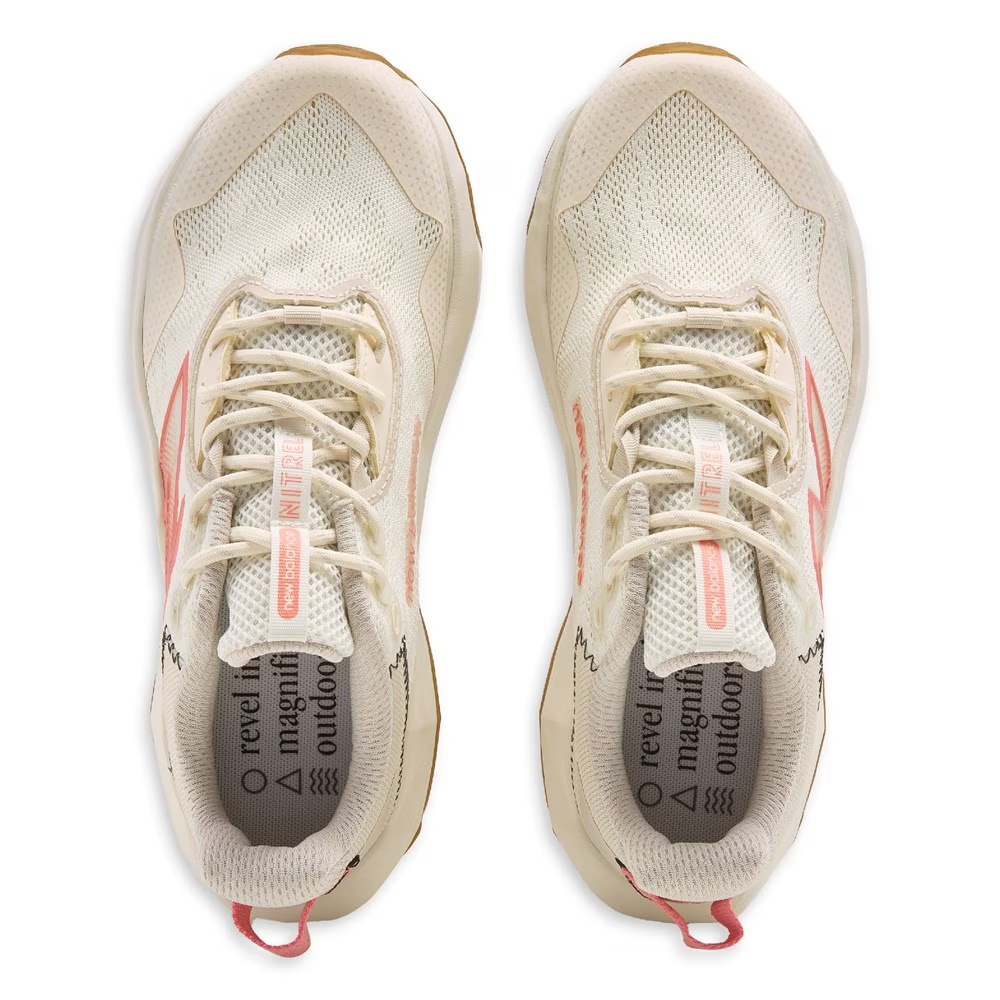 Кроссовки для трейлраннинга Dynasoft Nitrel v6 New Balance, white/red/gum — фото 4