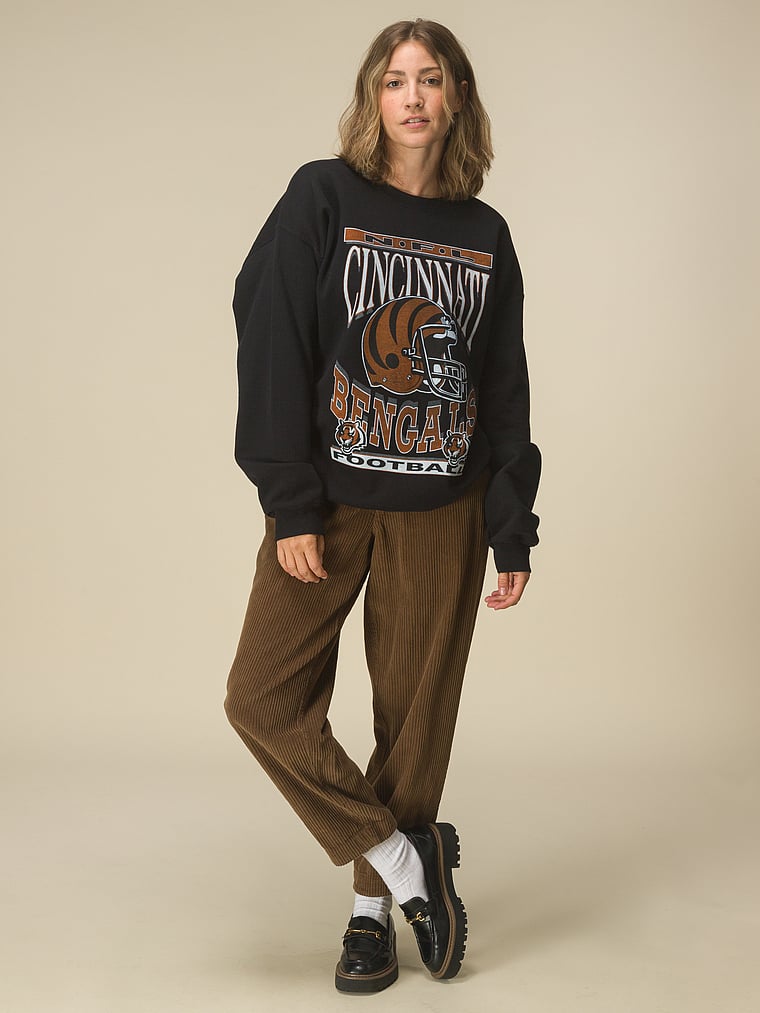 

Флисовая толстовка Bengals с изображением шлема Junk Food Clothing, black-bengals, Черный, Флисовая толстовка Bengals с изображением шлема Junk Food Clothing, black-bengals