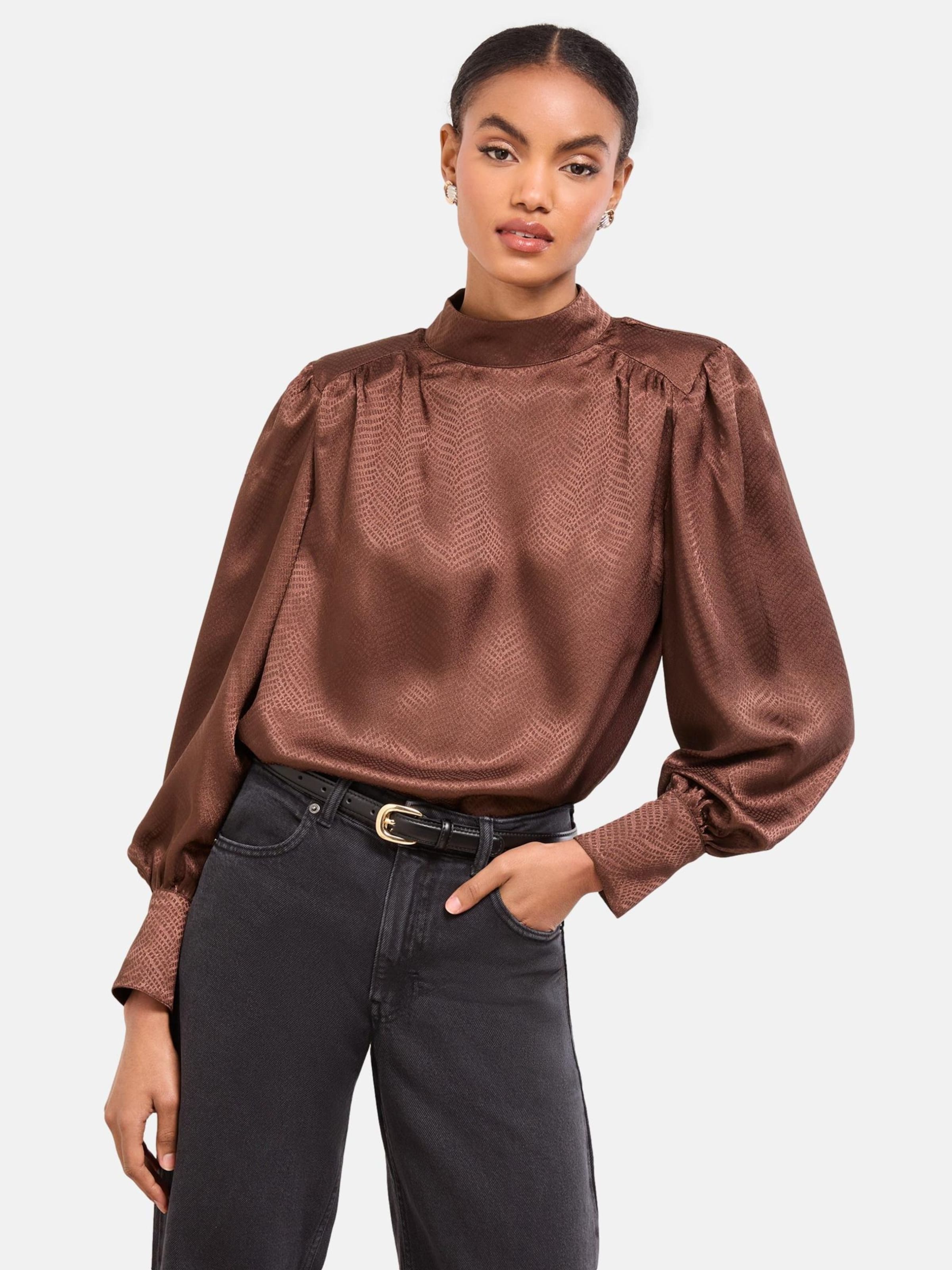 

Lipsy Блузка в коричневом цвете