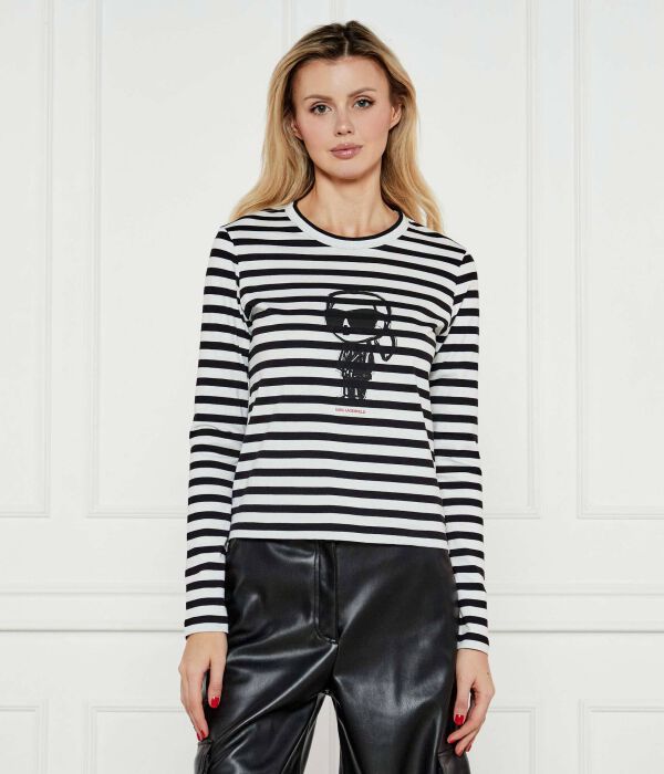 

Значок блузки Regular fit Karl Lagerfeld, черный