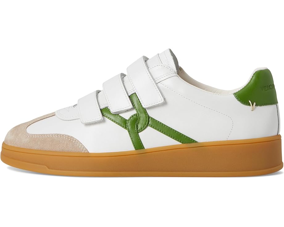 Кроссовки Veronica Beard Reagan Sneakers, цвет White/Lemongrass Green Leather — фото 4