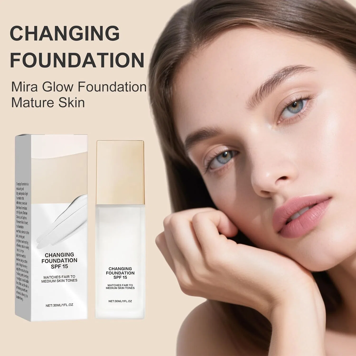 Тональный крем для зрелой кожи Mira Glow Professional Bastour — фото 3