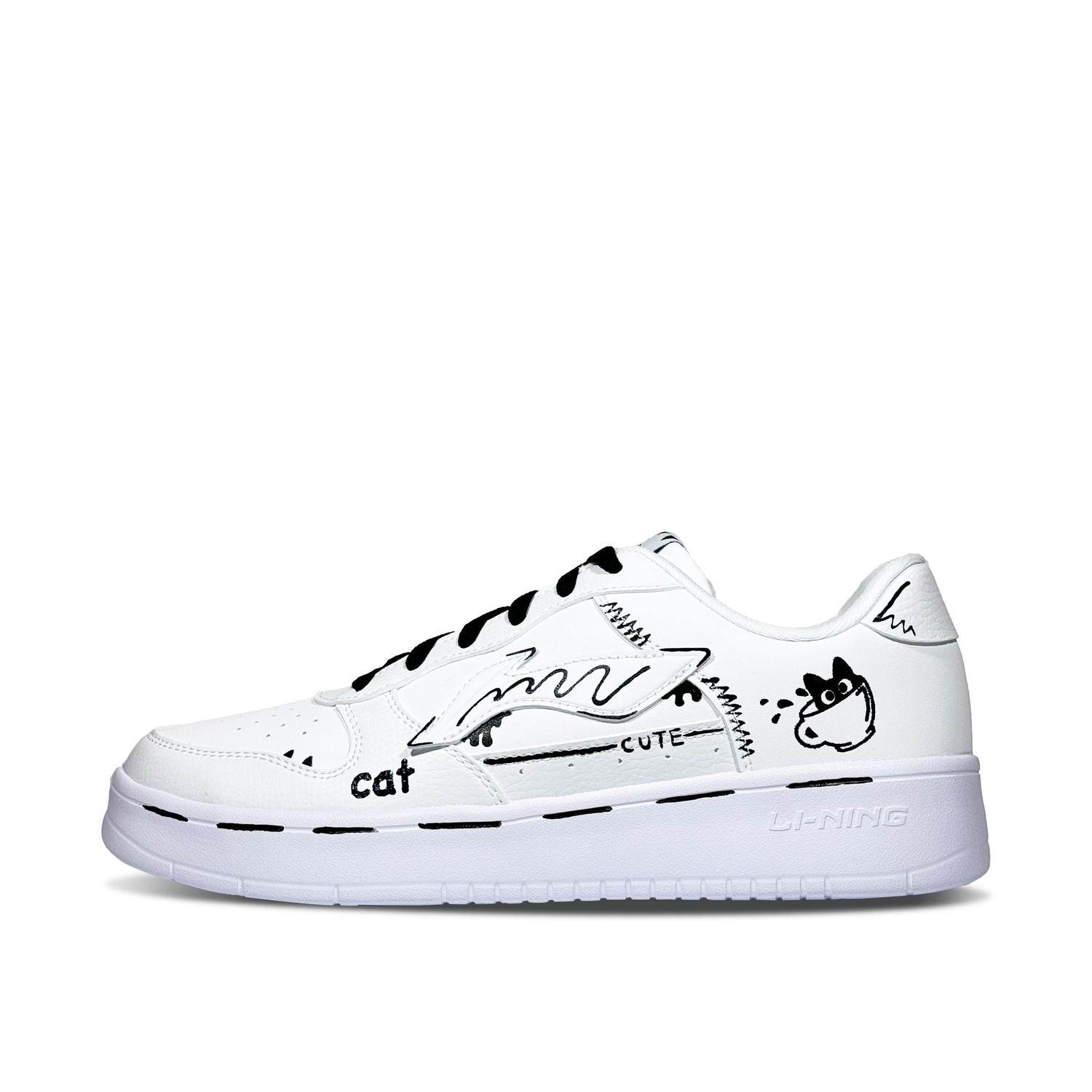 

Кроссовки для скейтбординга мужские Slip Resistant Height Increasing Low top Pontoon Boats LINING, sketch kitten