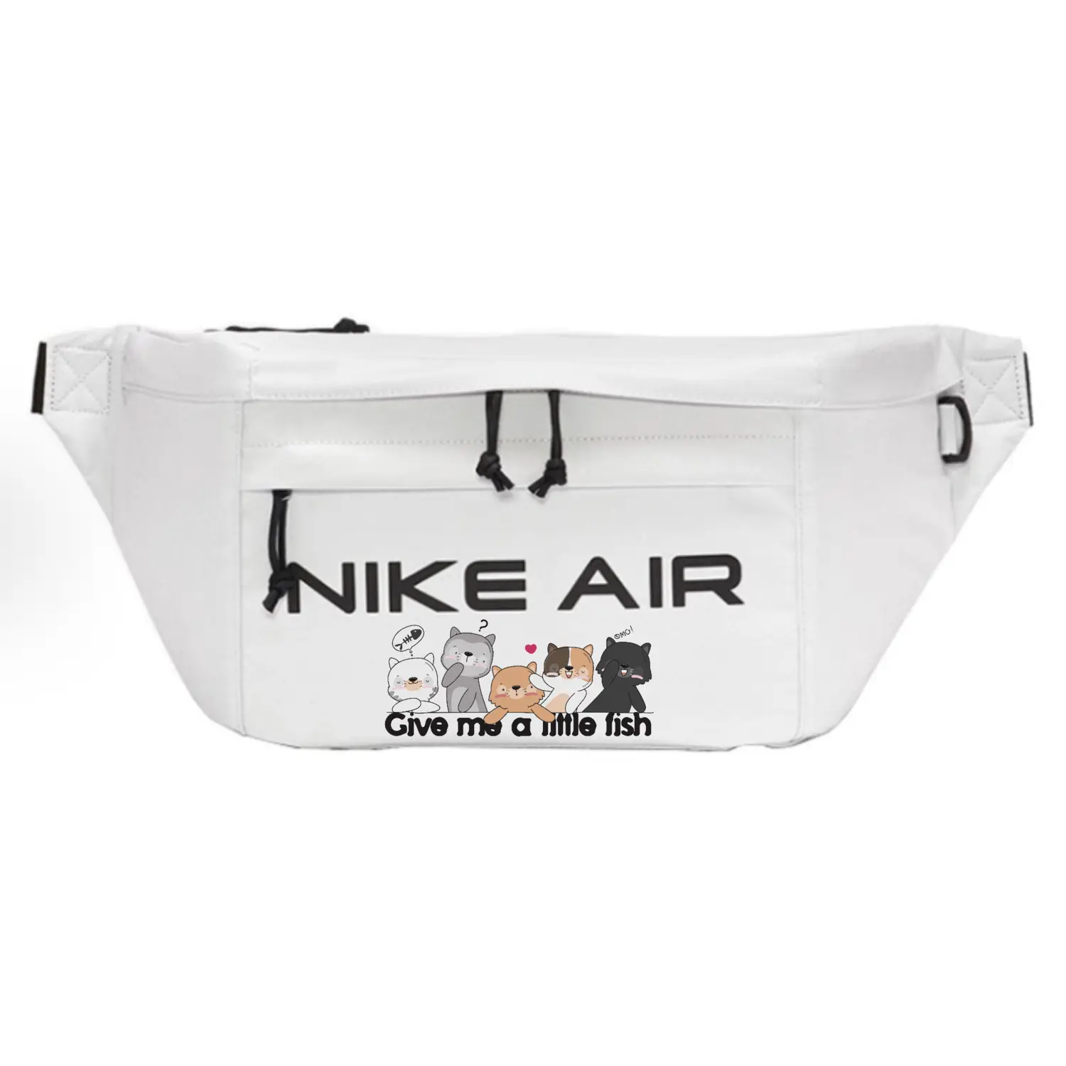 

Nike Тканевая сумка через плечо, Gray White