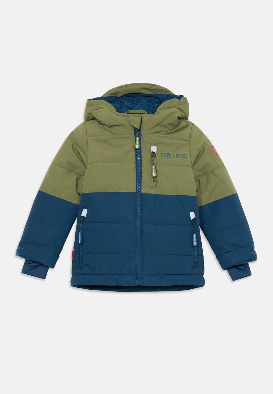 

Зимняя куртка TROLLKIDS KIDS HEMSEDAL SNOW JACKET UNISEX, Moss/Mystic Blue/Khaki