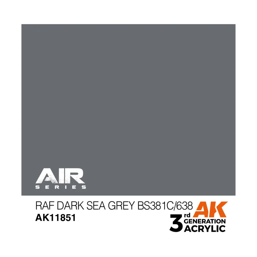 

RAF Темно-серый морской BS381C/638, 3rd Gen Acrylic - Air