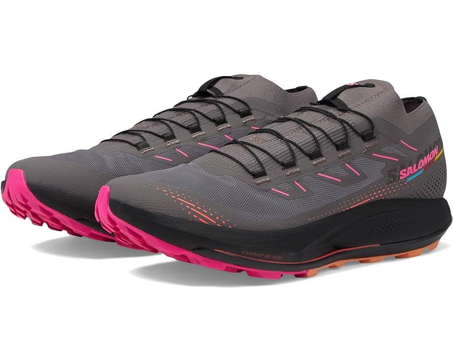 

Кроссовки Salomon Pulsar Trail 2 /Pro, цвет Plum Kitten/Black/Pink Glo, Серый, Кроссовки Salomon Pulsar Trail 2 /Pro, цвет Plum Kitten/Black/Pink Glo