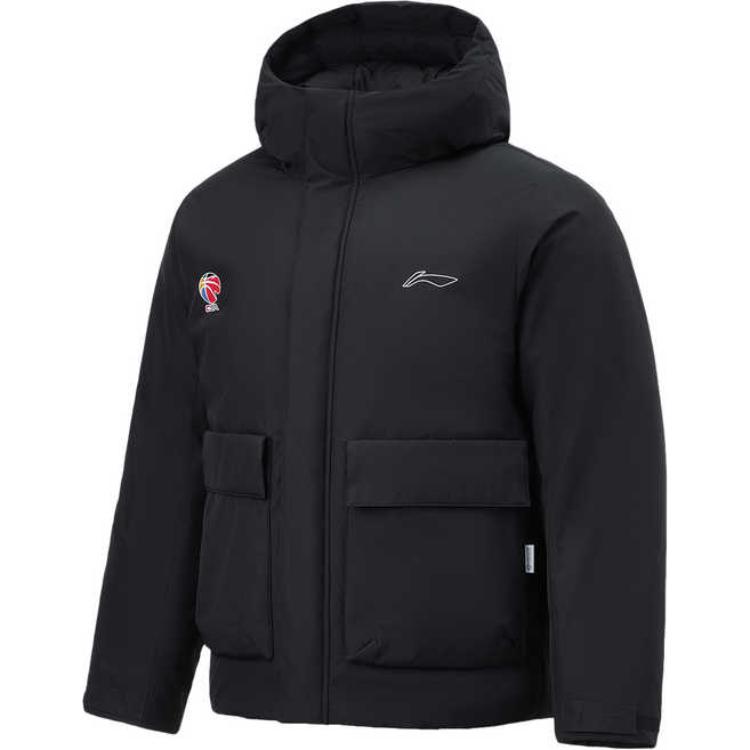 

Куртка пуховая мужская черная LiNing Basketball Collection, Черный, Куртка пуховая мужская черная LiNing Basketball Collection
