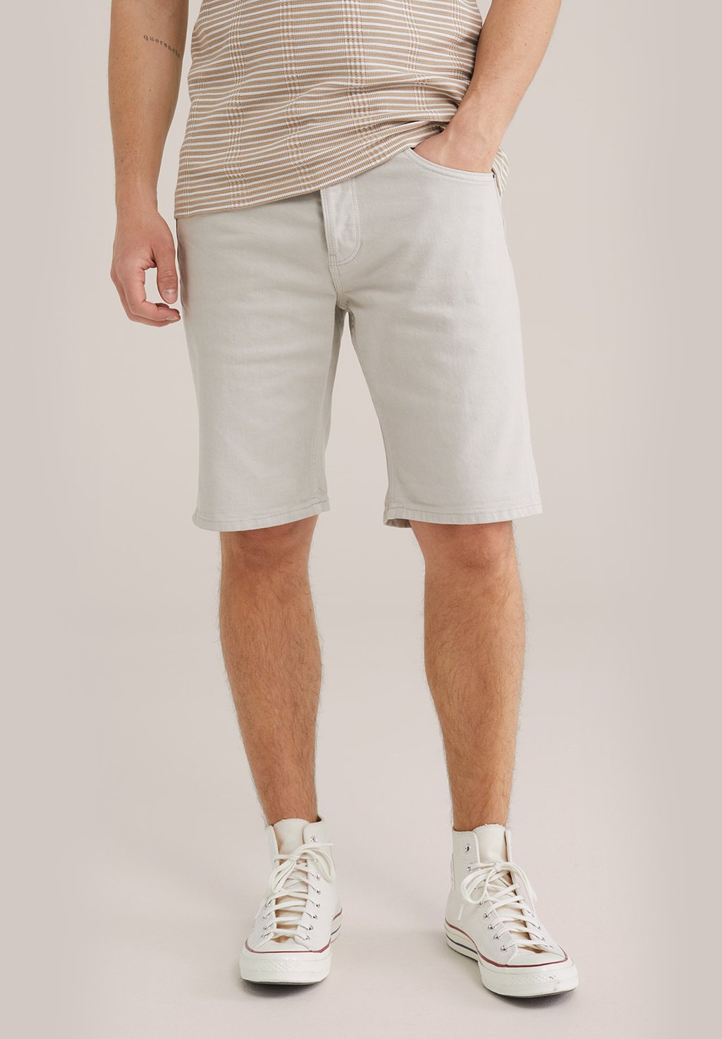 

Джинсовые шорты BLUE RIDGE WE Fashion, светло-серый