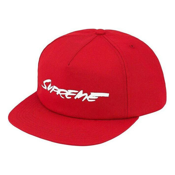 

Бейсболка futura logo 5-panel 'red white' Supreme, красный