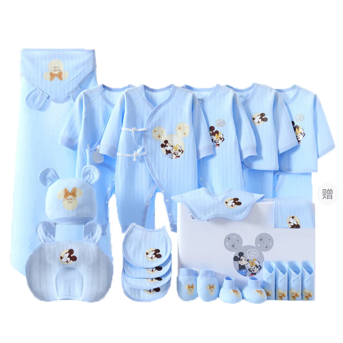 Подарочный набор для малыша Disney, [2 Set of 3 Box]All-Season Blue — фото 4