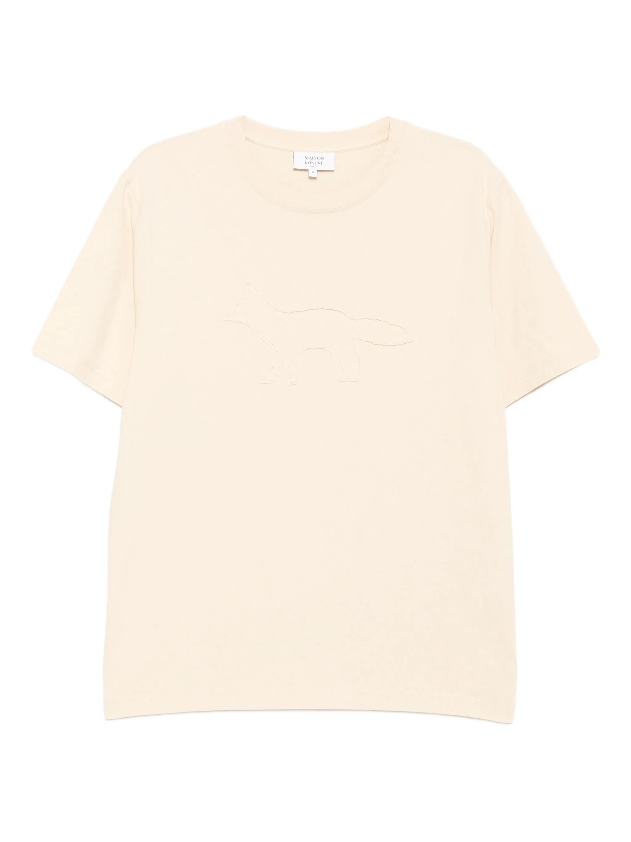 

Футболка Profile с нашивкой Maison Kitsuné, нейтральный