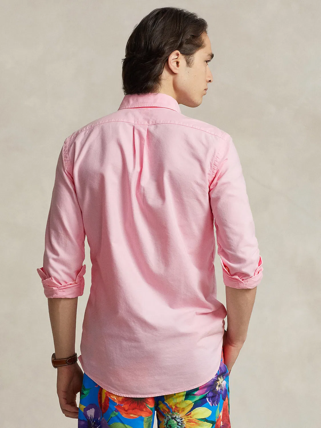 Рубашка на пуговицах стандартного кроя Polo Ralph Lauren, Pink — фото 4