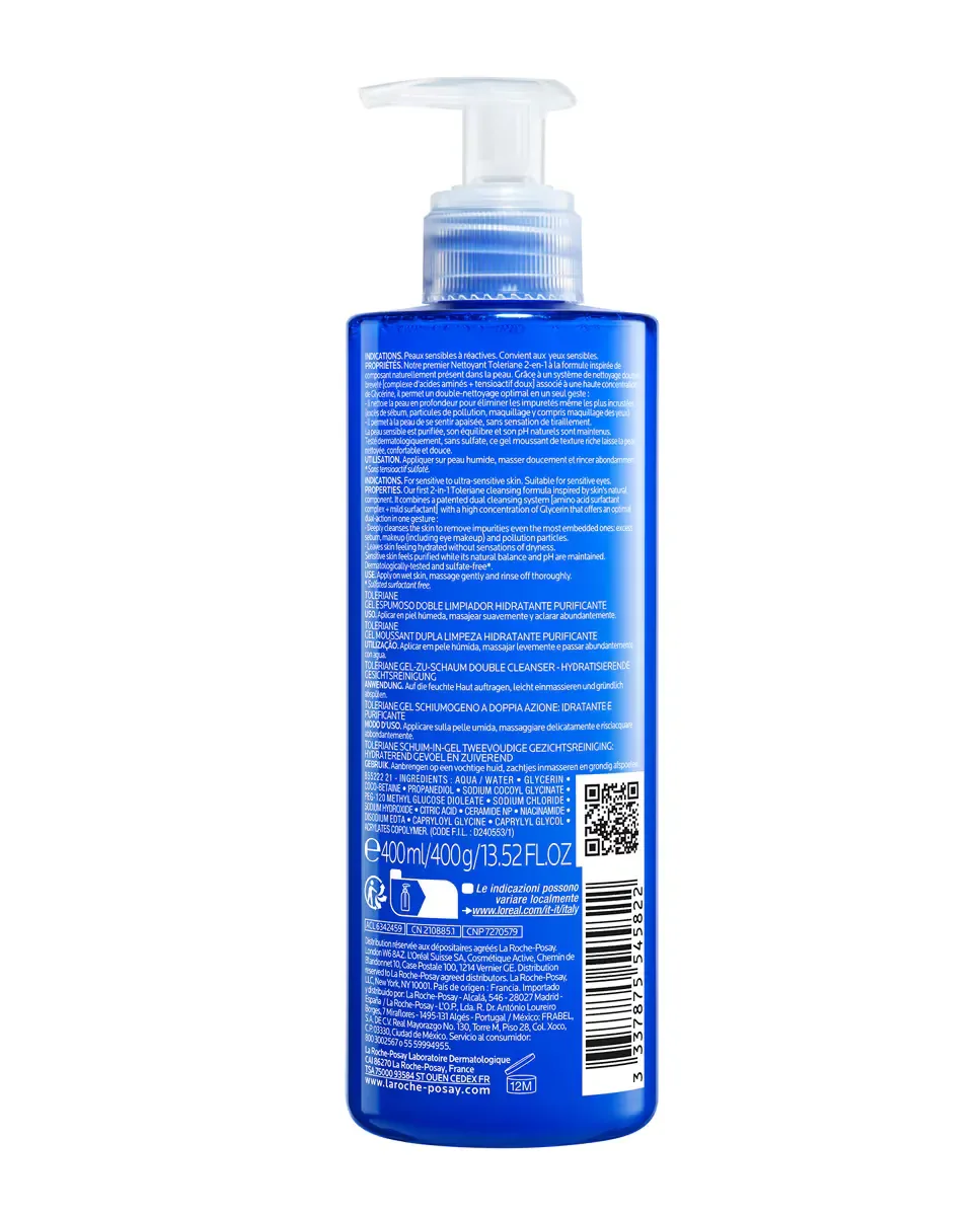 Гель для умывания La Roche-Posay — Очищающий гель Toleriane Purifying Foaming, 400 мл — фото 2