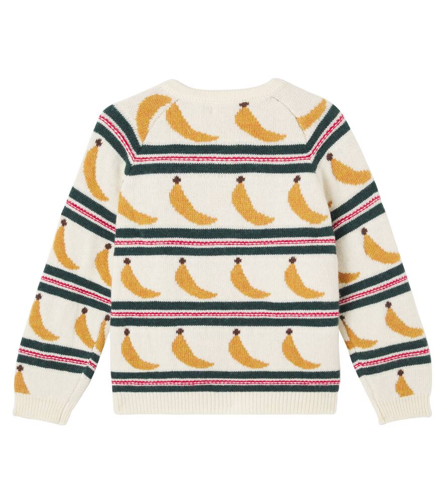 Кардиган из смесовой шерсти Konges Sløjd, Banana — фото 3