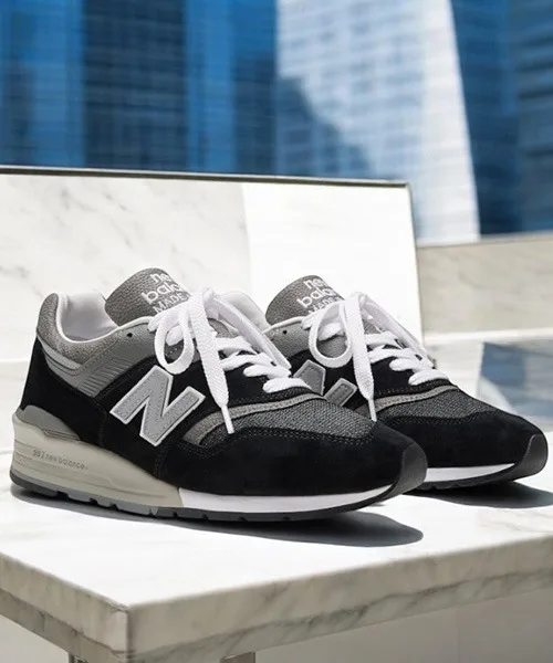 Мужские кроссовки New Balance Made in USA 997 с ENCAP чёрные