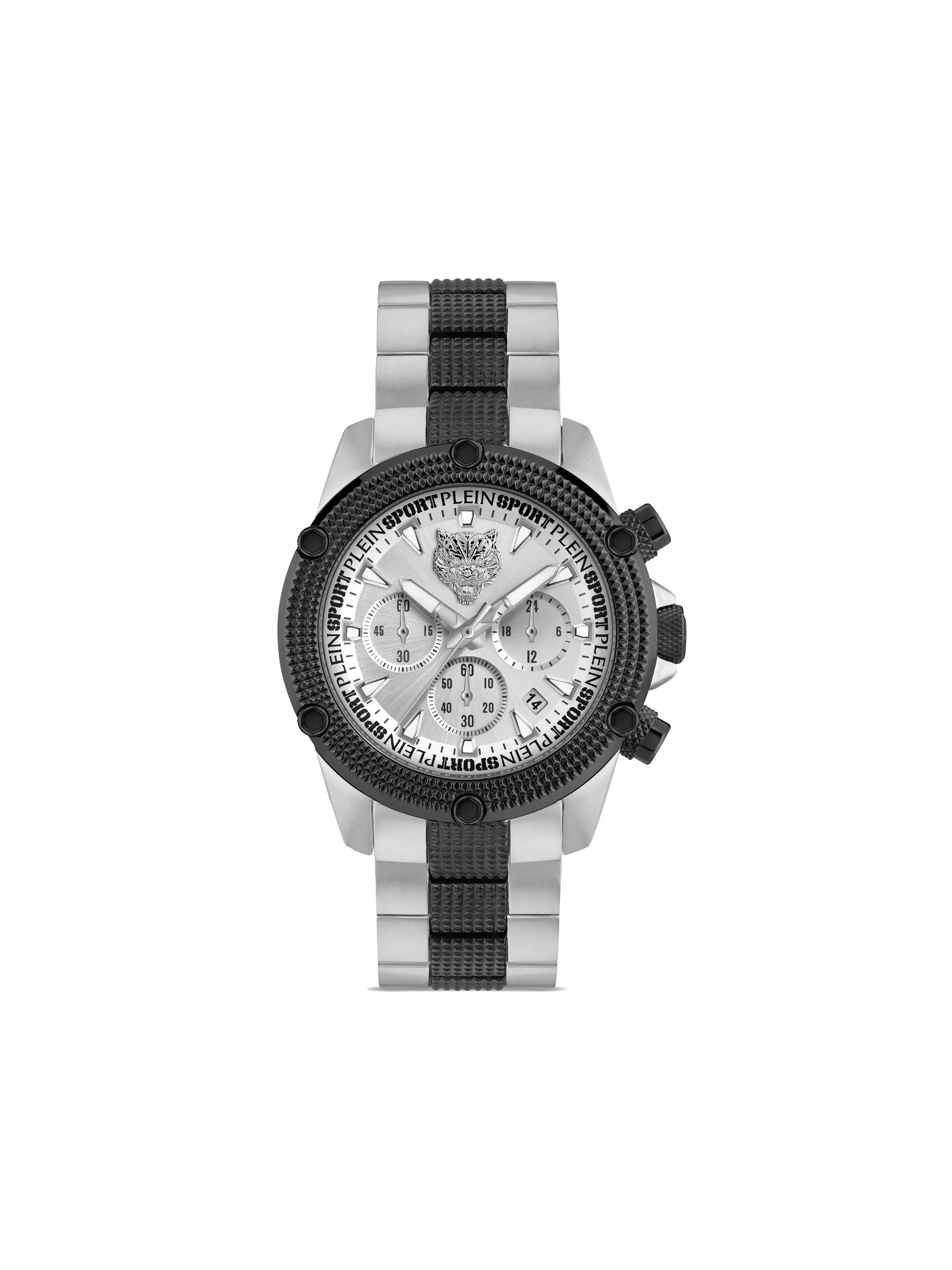 

Наручные часы Hurricane Chrono 44 мм Plein Sport, серебристый