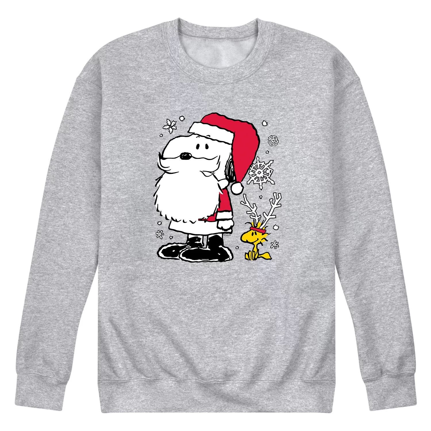 

Мужской свитшот Peanuts Snoopy Santa Reindeer Licensed Character