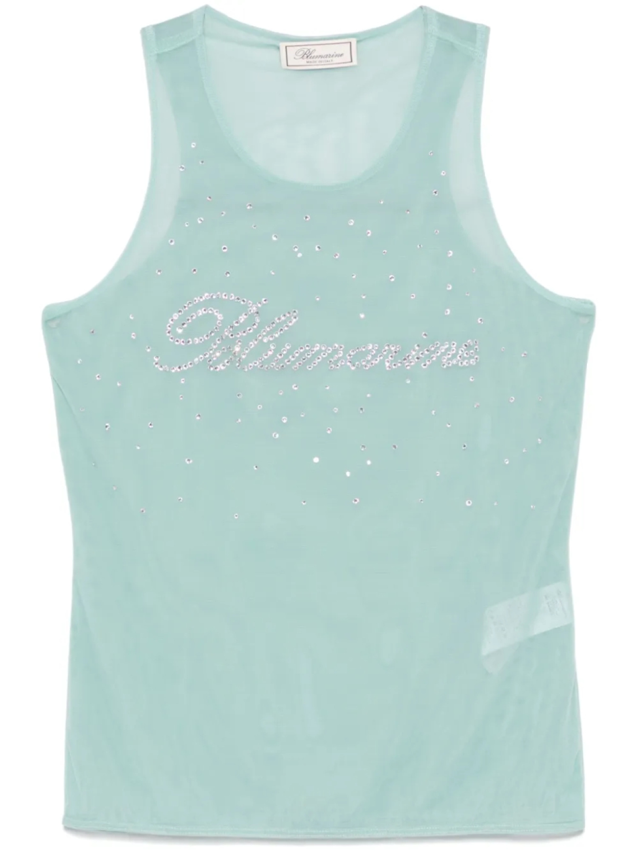 

Топ с логотипом Blumarine, синий