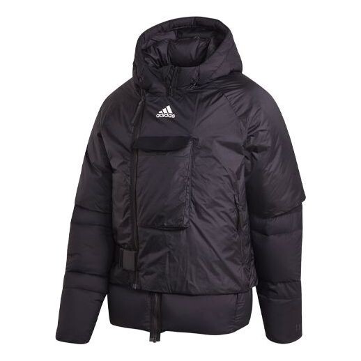 

Пуховик adidas Detachable hooded waterproof Down Jacket Black, черный