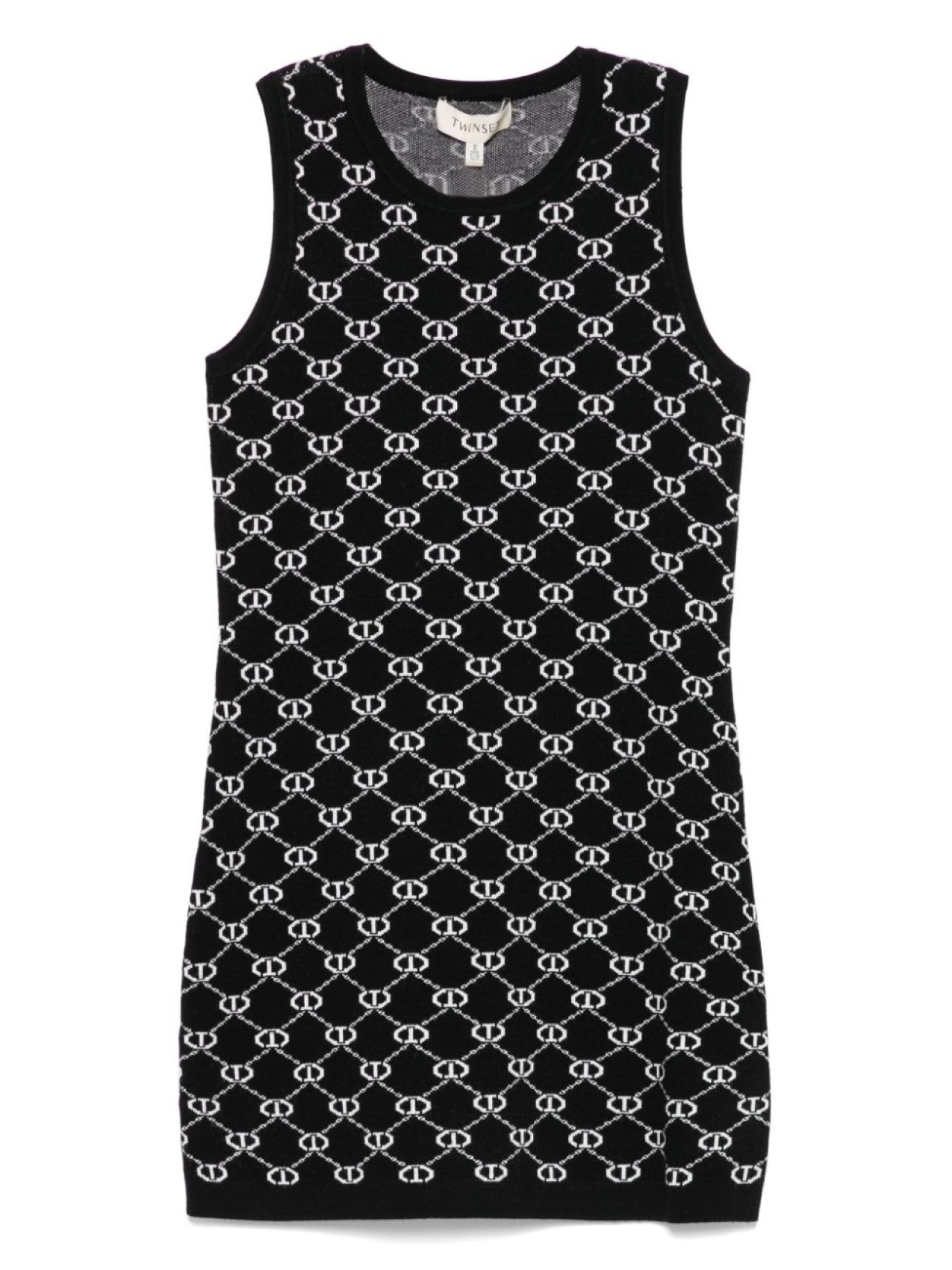 

TWINSET Kids платье с логотипом, черный