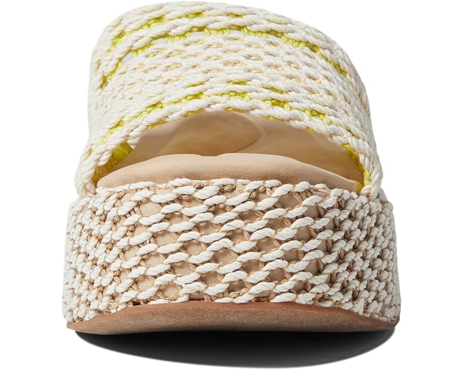 Сандалии rag & bone Logan Slide, цвет Chalk Yellow Natural — фото 2