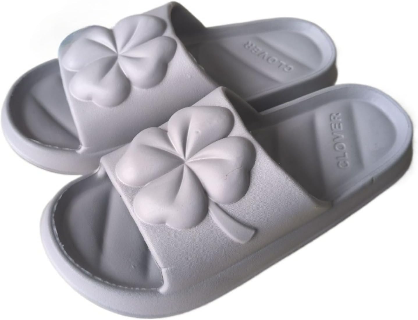 

Тапочки ко Дню Святого Патрика для женщин и мужчин, для дома и улицы, милые, мягкие, нескользящие, плюшевые Elirar, серый