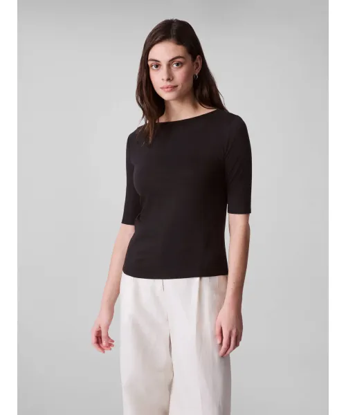 

Блуза Slim fit Calvin Klein, черный