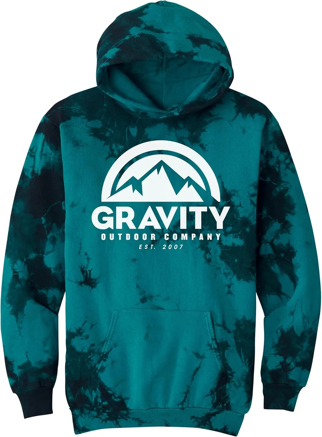 

Gravity Outdoor Co. мужской пуловер-худи с кристальным тай-даем GRAVITY OUTDOOR COMPANY
